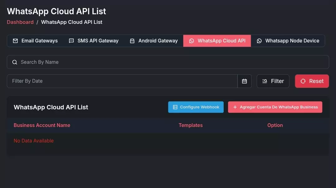 WhatsApp Cloud API SMS Esgranmore